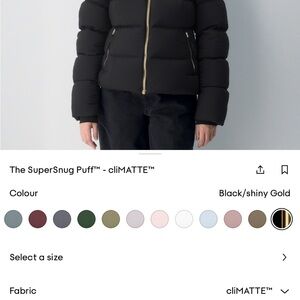 Aritzia super snug puff